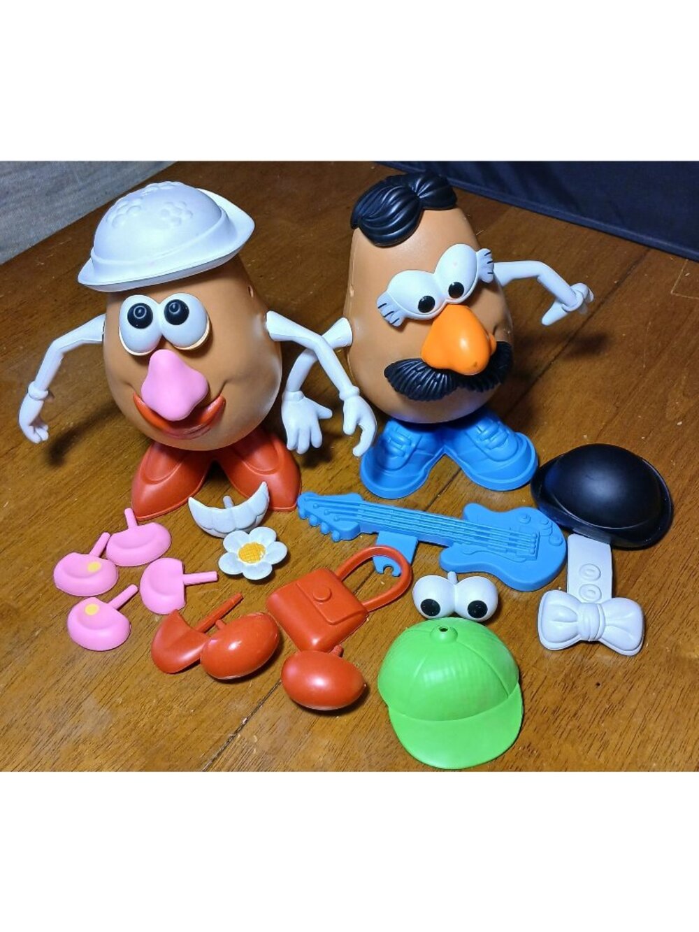 Mr & Mrs Potato Head Set W/ Accessories Interchangeable Parts Fun VTG 1985 #1-1